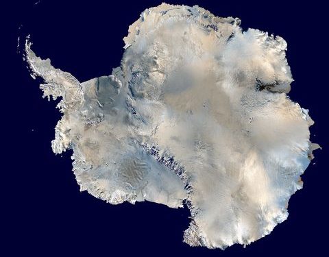 Hallan una forma de vida desconocida en la tierra 1 mapa-de-la-Antártida-satelital