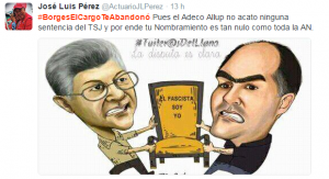 ¡VESTIDO Y ALBOROTADO! Así quedó Borges después de la sentencia del TSJ 3 borjes6.jpj