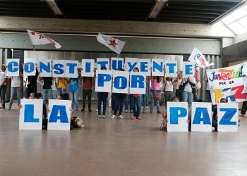 Juventud consciente defiende la Paz y rechaza el terrorismo (+Unidos por Venezuela)