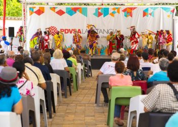 Diablos Danzantes desbordaron baile, cultura y religión en PDVSA La Estancia