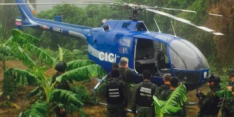 Apareció el helicóptero utilizado en acciones terroristas (+Tuis) 1 Apareció el helicóptero utilizado en acciones terroristas (+Tuis)