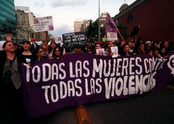 En Chile marcharon contra la violencia de género