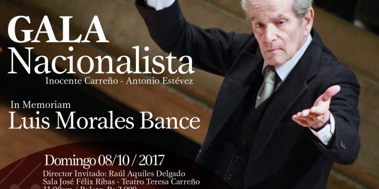 Gala Nacionalista realizará Filarmónica en memoria de Luis Morales Bance 1 Gala Nacionalista realizará Filarmónica en memoria de Luis Morales Bance