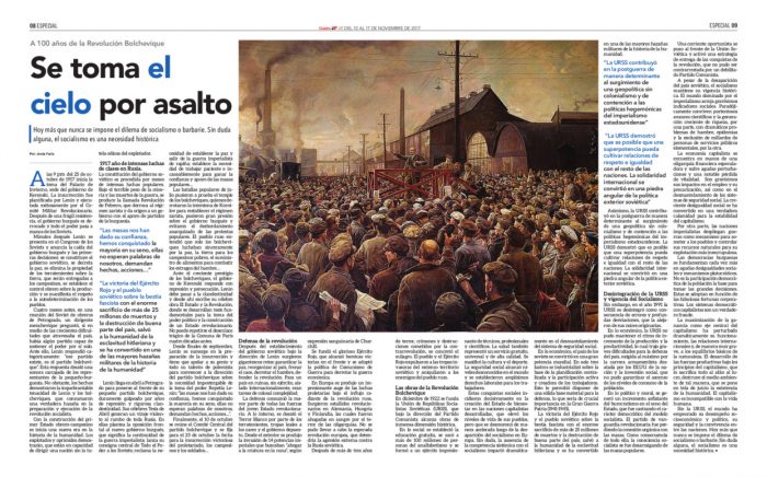 A 100 años de la Revolución Bolchevique: Se toma el cielo por asalto 2 CUATRO F 148_08-09