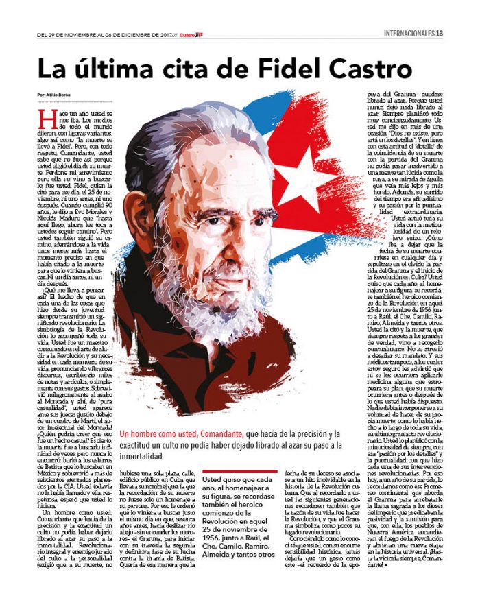 La última cita de Fidel Castro 2 Fidel Castro