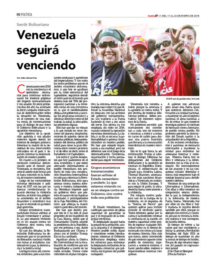 Venezuela seguirá venciendo 2 CUATRO F154_6
