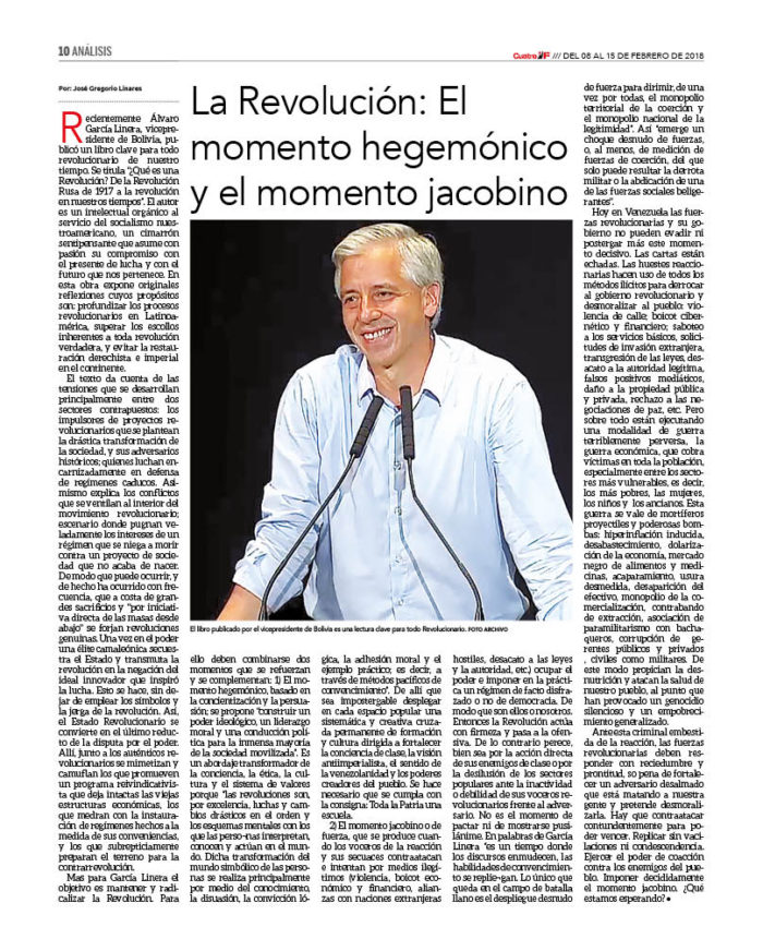 Revolución: El momento hegemónico y el momento jacobino 2 CUATRO157_10