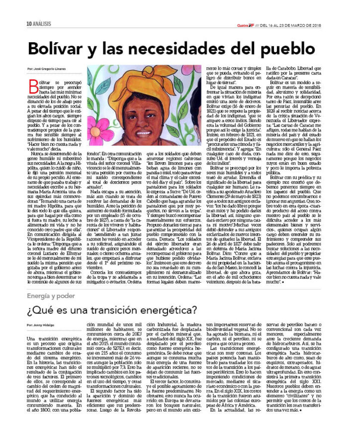 Bolívar y las necesidades del pueblo 2 CUATRO 162_10