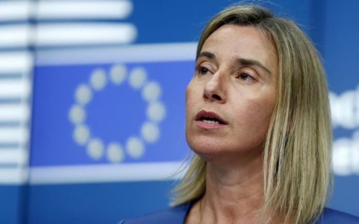 European Union foreign policy chief Federica Mogherini addresses a news conference during a European Union foreign ministers meeting in Brussels, Belgium, July 20, 2015. REUTERS/Francois Lenoir