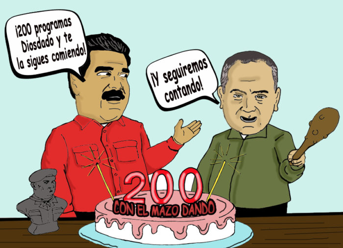200 noches Con el Mazo Dando 2 con el mazo dando