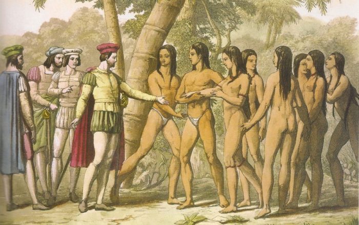 Las mujeres fueron atacadas por los españoles. Foto: Archivo.