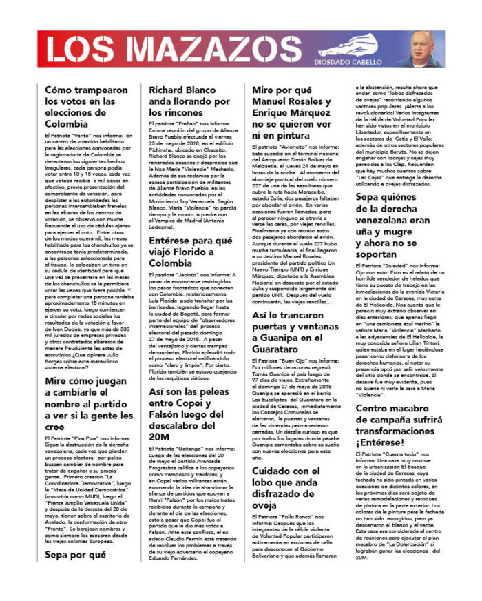 Mazazos de Diosdado Cabello 2 CUATRO F 171_16