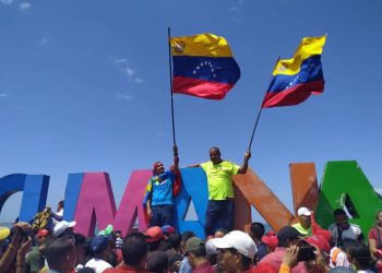 Cumaná: En respaldo al presidente Nicolás Maduro