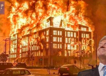Minneapolis en Llamas. Trump