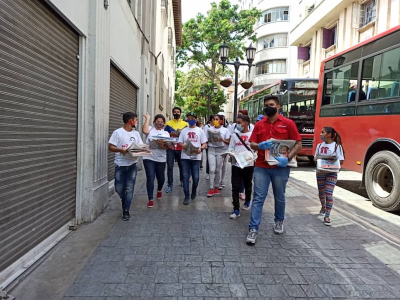 JPSUV Caracas se mantiene activa y en despliegue permanente para informar a la población, frente al Covid-19 6 jpsuv contra la pandemia