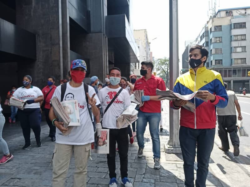 JPSUV Caracas se mantiene activa y en despliegue permanente para informar a la población, frente al Covid-19 3 jpsuv