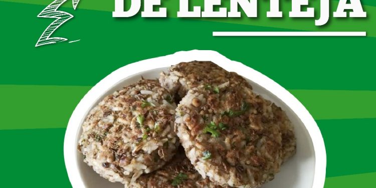 Aporta proteínas a tu organismo con estas torticas de lentejas