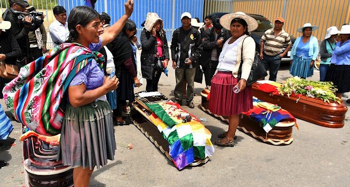 Un video impactante anuncia un baño de sangre en Bolivia
