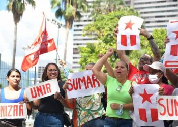 Jornada de propaganda del Partido Socialista Unido De Venezuela