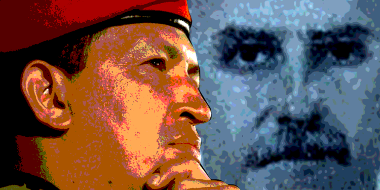 <strong>Cuatro F de Hugo Chávez y Kléber Ramírez</strong> 1 Ilustración: Gherio