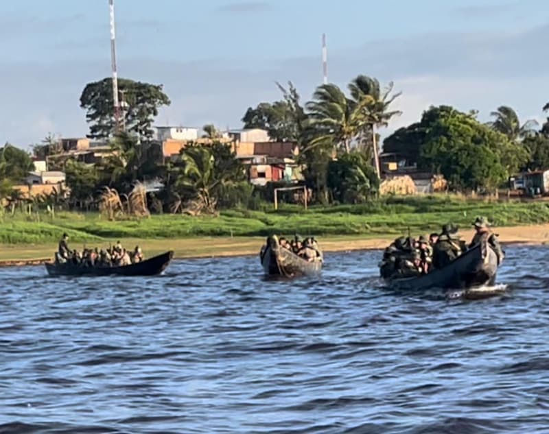 FANB desmantela campamentos de mineria ilegal en Amazonas