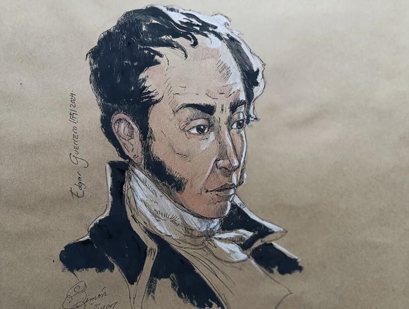 “…por todas partes, se completa la emancipación de la América. Se asegura que Iturbide ha entrado en junio en México. San Martín debe haber entrado en el mismo tiempo en Lima; por consiguiente, a mí es que me falta redondear a Colombia para completar la emancipación del Nuevo Continente”