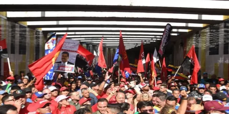 Venezolanos marchan en respaldo a la Cumbre Mundial por la Paz 1 Venezolanos marchan en respaldo a la Cumbre Mundial por la Paz