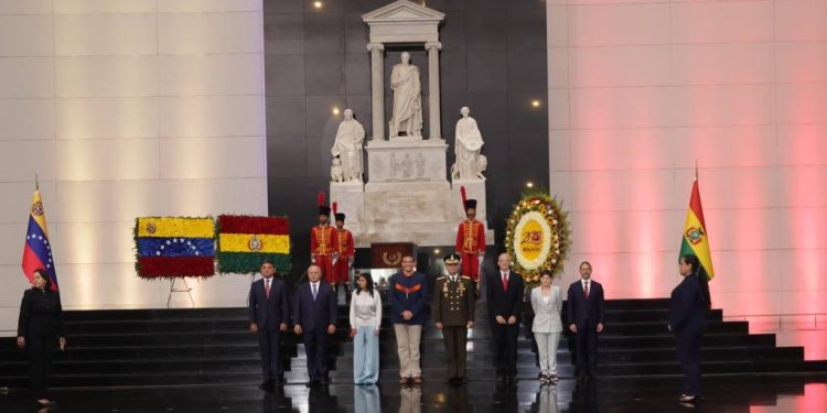 Gobierno venezolano conmemora 200 años de la Independencia de Bolivia 1 Gobierno venezolano conmemora 200 años de la Independencia de Bolivia