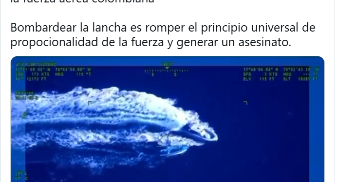 Presidente Petro muestra a EEUU cómo se hace una interdicción marítima a una narcolancha sin asesinar a nadie