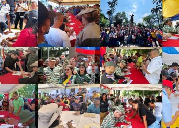 ¡El pueblo se alista por la Patria!