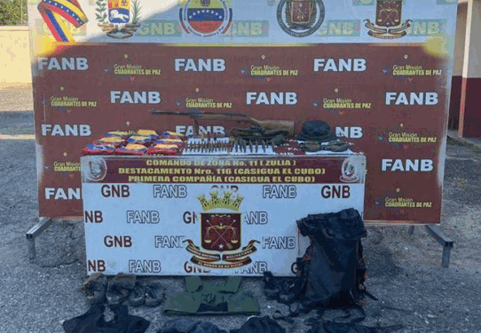 FANB desmantela campamento logístico del Frente 33 de las FARC en operación fronteriza del Zulia