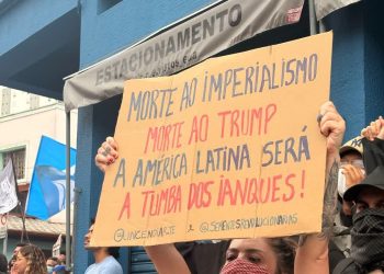 Protesta en Brasil exige liberación de Maduro y rechaza injerencia de EE.UU. 7 Protesta en Brasil exige liberación de Maduro y rechaza injerencia de EE.UU.