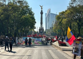 México se moviliza: Marcha exige liberación del Presidente Maduro y rechaza agresión contra Venezuela 5 IMG 20260104 WA0193