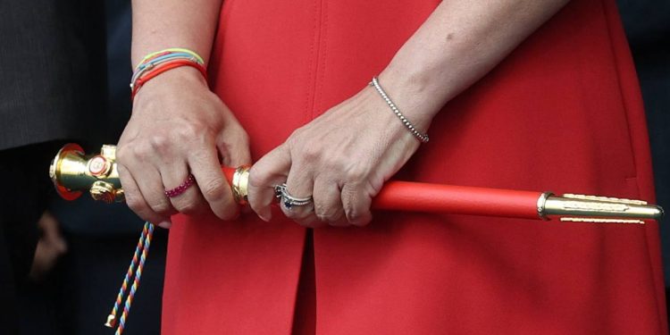 Hijos del presidente Maduro y del Comandante Chávez manifiestan su apoyo a la presidenta (E) Delcy Rodríguez tras ceremonia de entrega de símbolos de mando