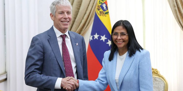 Presidenta encargada Delcy Rodríguez sostiene reunión con Secretario de Energía de Estados Unidos 1 Presidenta encargada Delcy Rodríguez sostiene reunión con Secretario de Energía de Estados Unidos