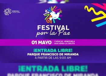 ¡Entérate aquí! Todo lo que necesitas saber para disfrutar del "Festival por la Paz" este 1 de mayo en Caracas 3 ¡Entérate aquí! Todo lo que necesitas saber para disfrutar del «Festival por la Paz» este 1 de mayo en Caracas